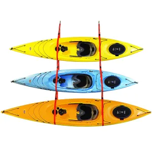 3-Kayak Storage Strap | Ceiling or Wall Mounted
