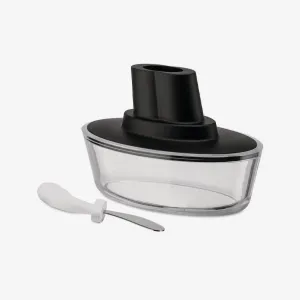 Alessi | Ship Shape Butter Dish - Black