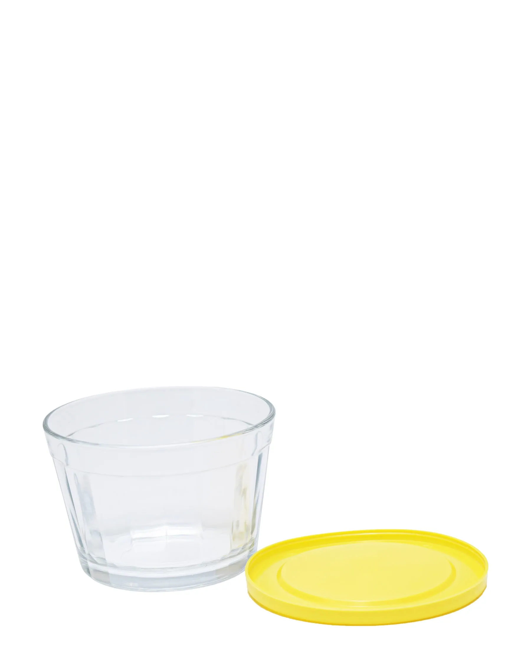 American 350ml Cup Bowl With Plastic Lid - Yellow