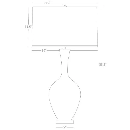 Audrey Table Lamp in Various Finishes