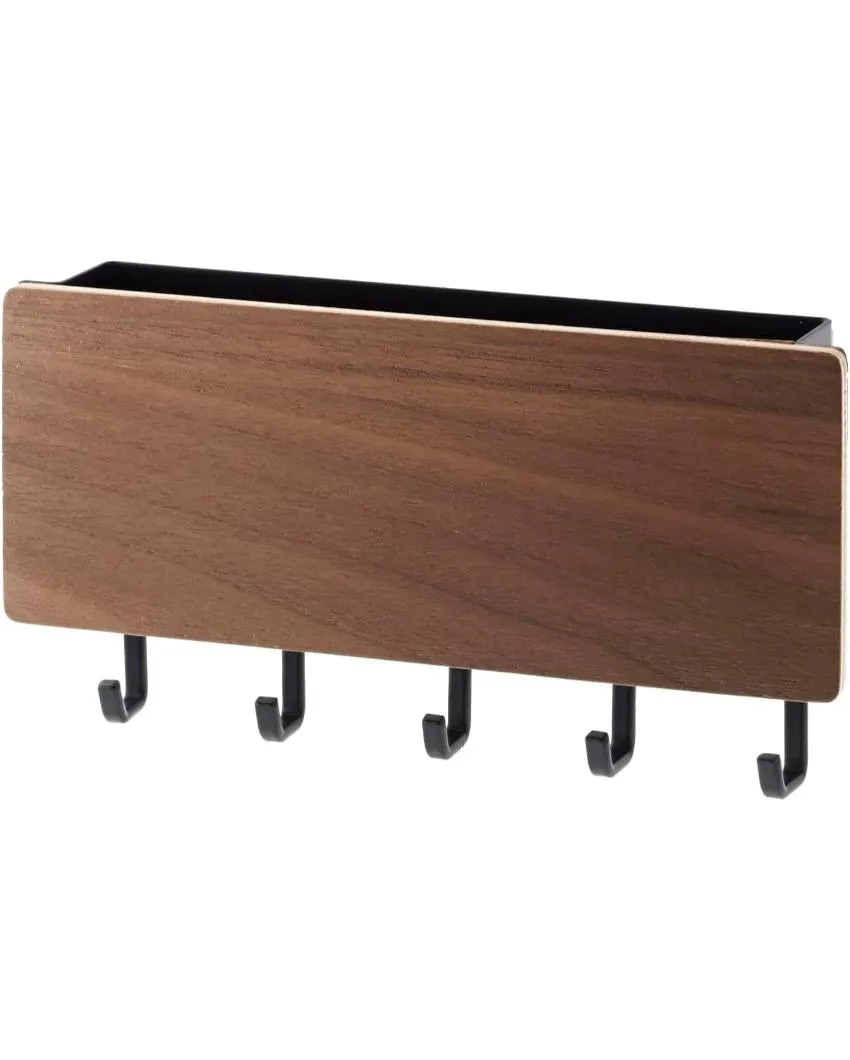 Black Wall Key Wood Holder