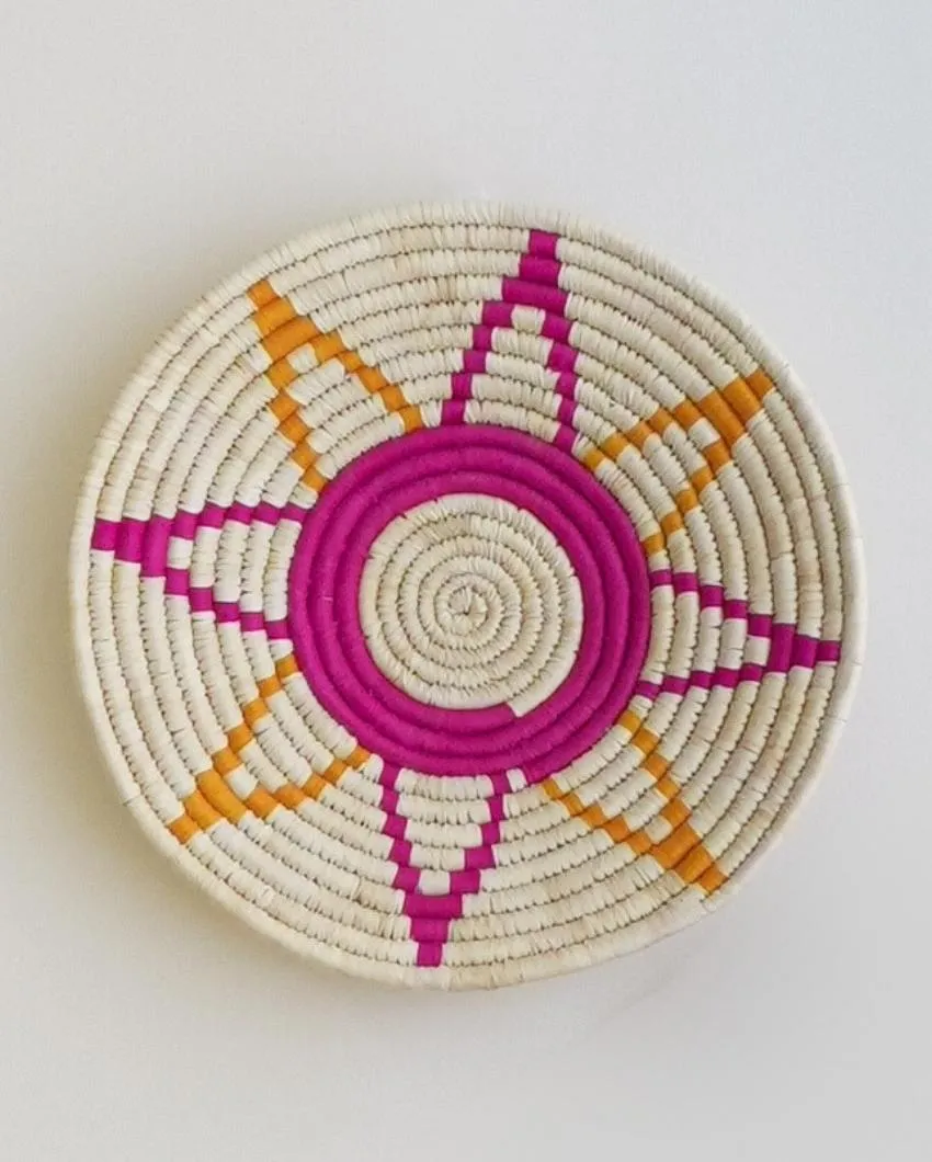 Contemporary Handcrafted Sabai Grass Home Décor Wall Art | Set of 3