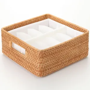 Non-Woven Fabric Separation Case with 4 Compartments (2 Pcs) - M