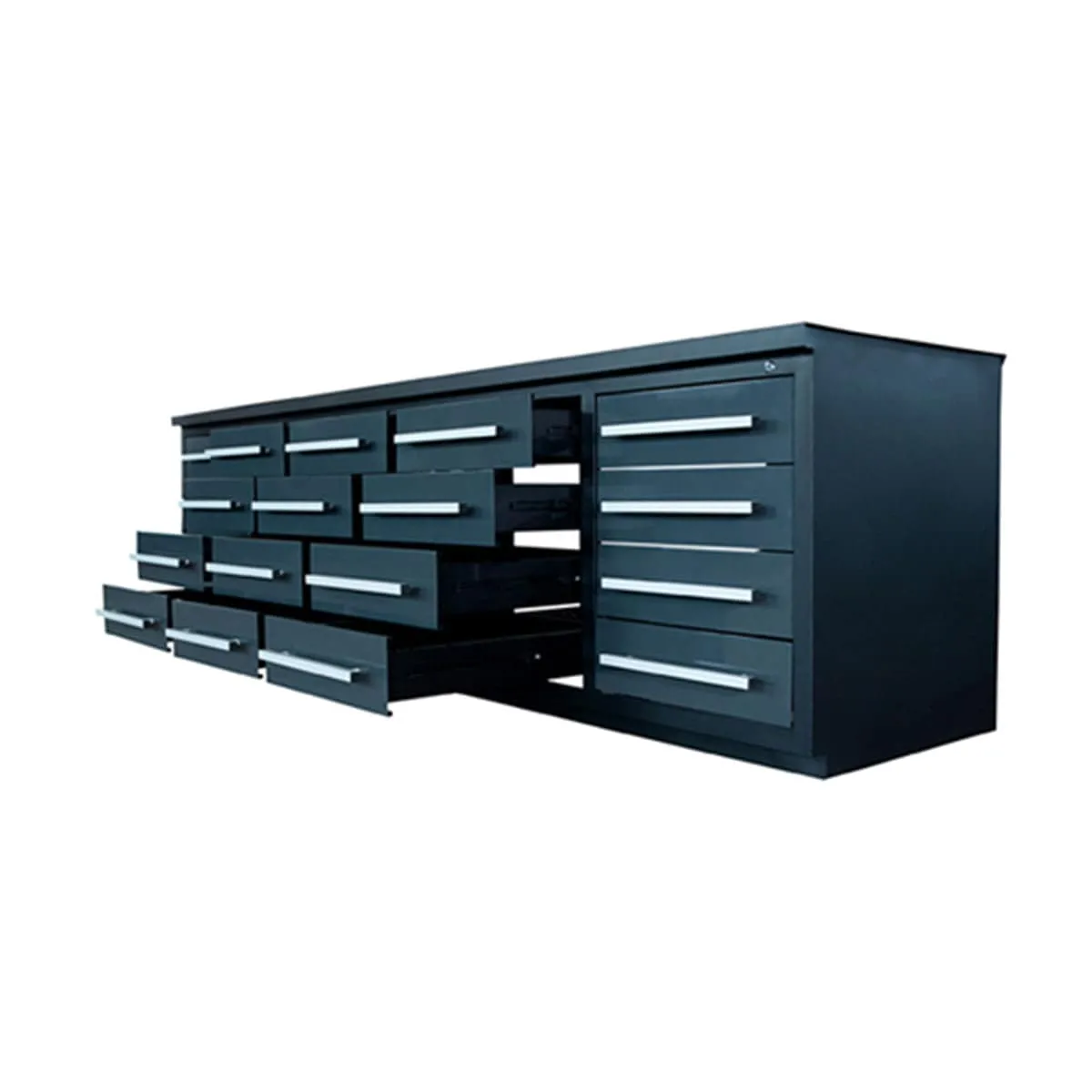 TMG-WB20D 10' 20-Drawer Workbench with Keyed Alike Locks