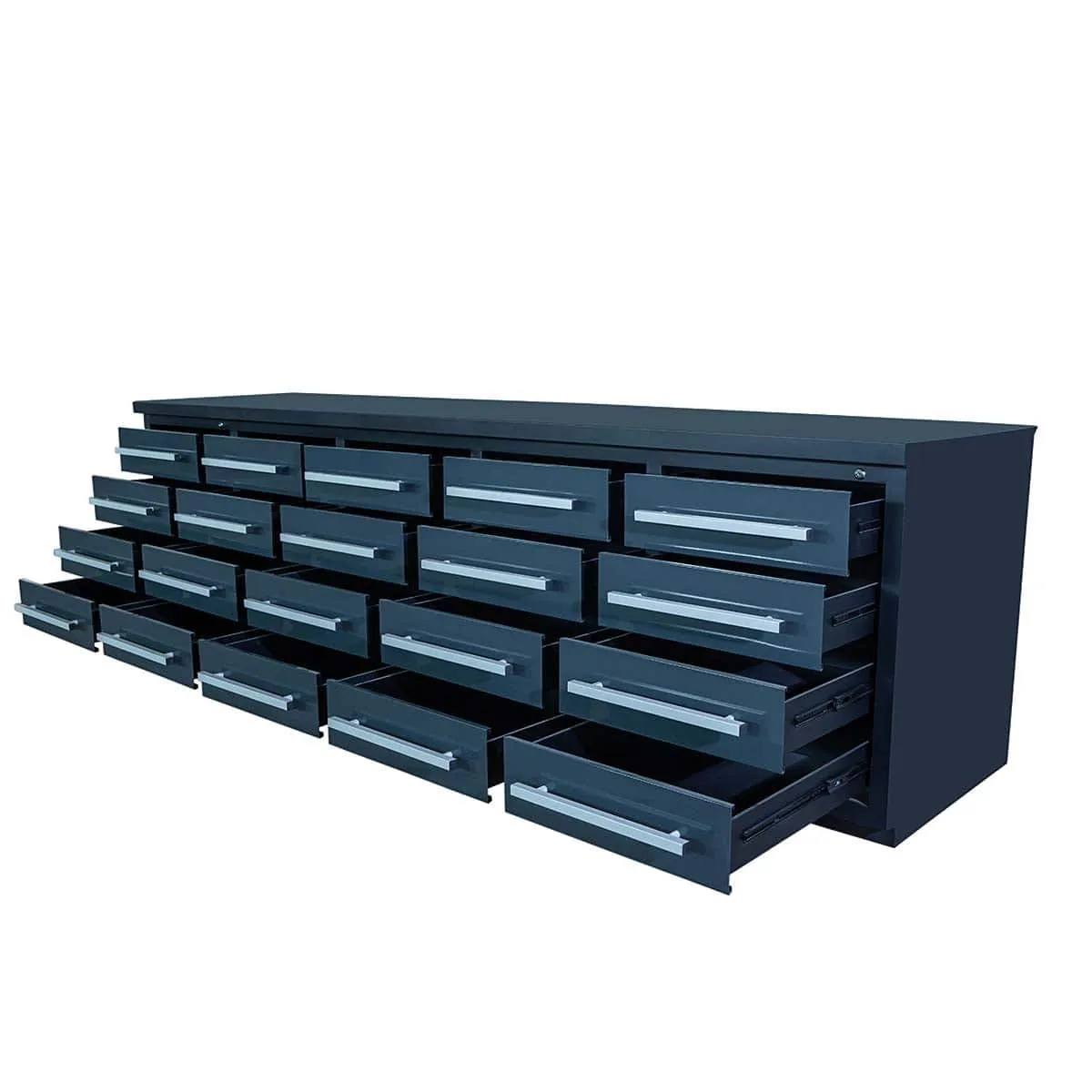 TMG-WB20D 10' 20-Drawer Workbench with Keyed Alike Locks