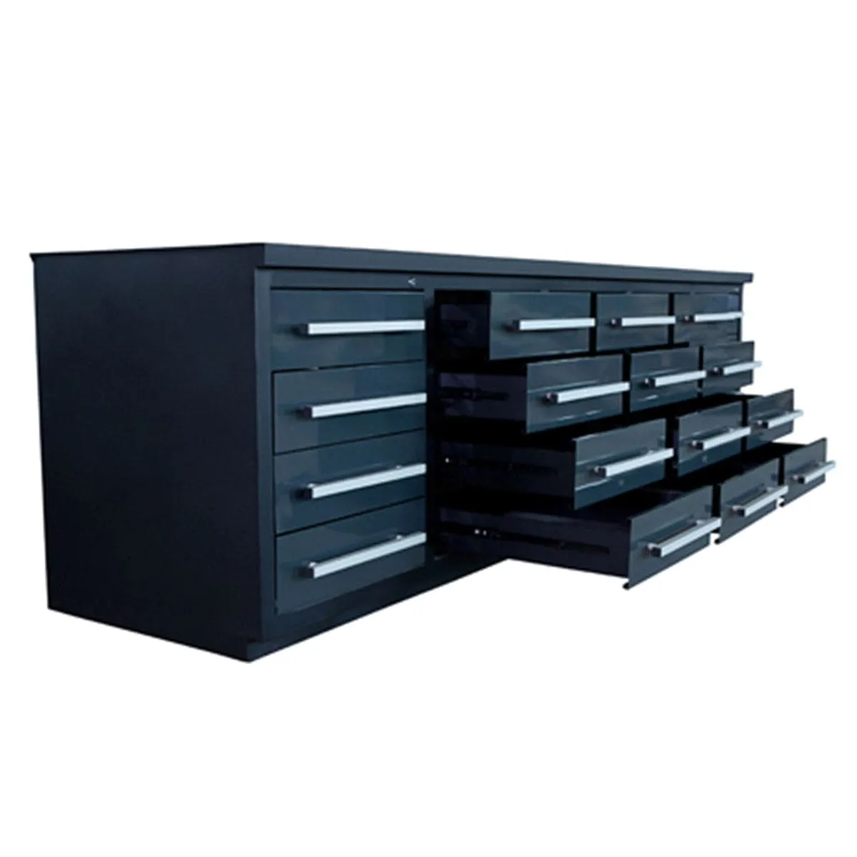 TMG-WB20D 10' 20-Drawer Workbench with Keyed Alike Locks