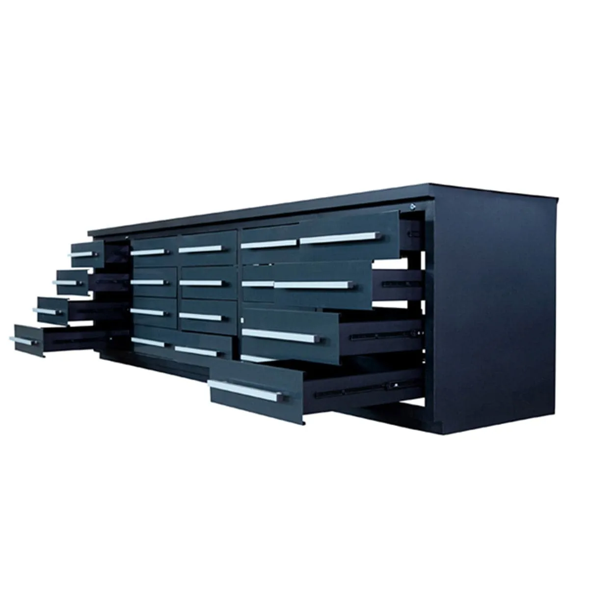 TMG-WB20D 10' 20-Drawer Workbench with Keyed Alike Locks