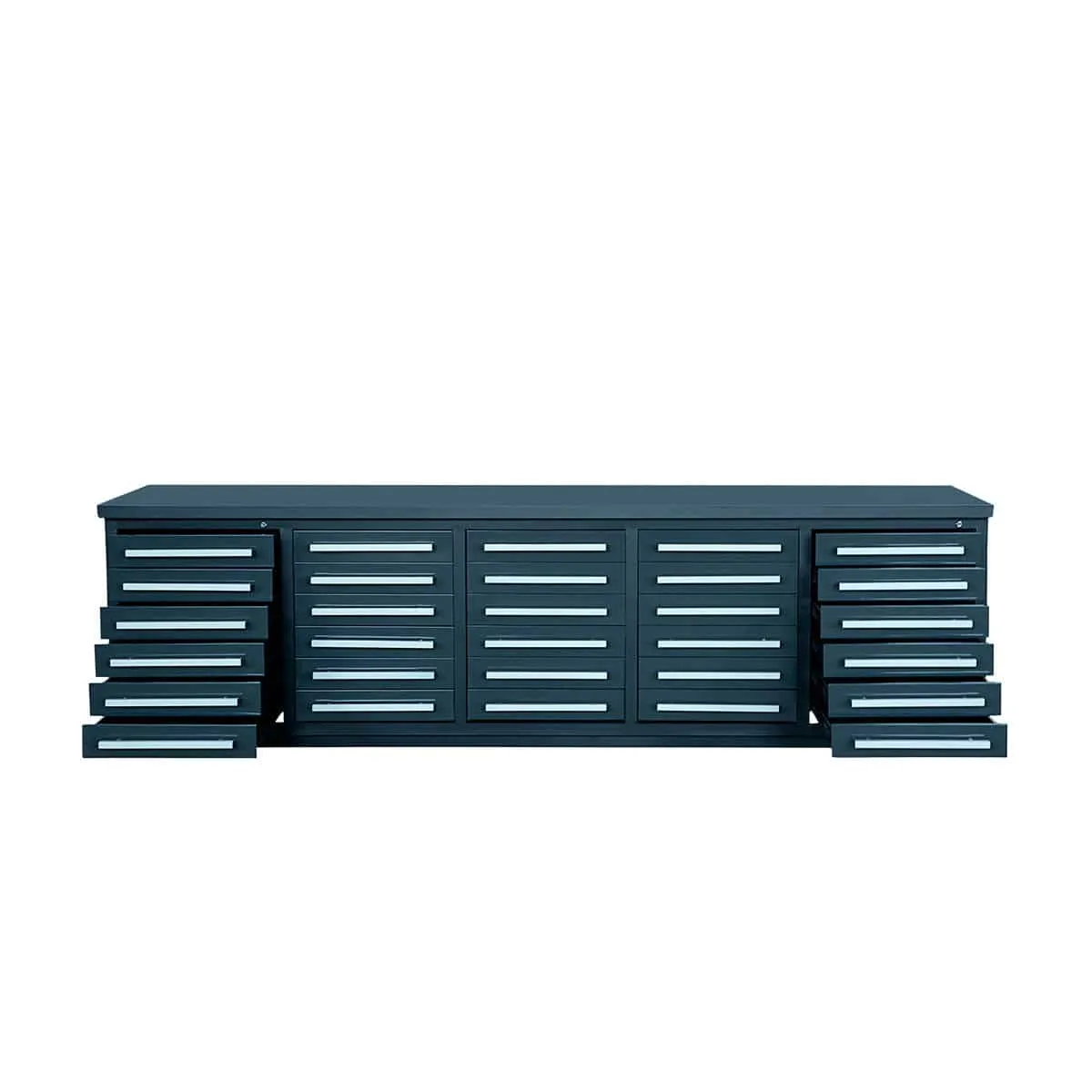 TMG-WB30D 10' 30-Drawer Workbench with Keyed Alike Locks