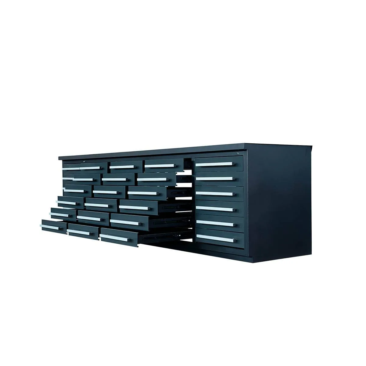 TMG-WB30D 10' 30-Drawer Workbench with Keyed Alike Locks