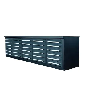 TMG-WB30D 10' 30-Drawer Workbench with Keyed Alike Locks